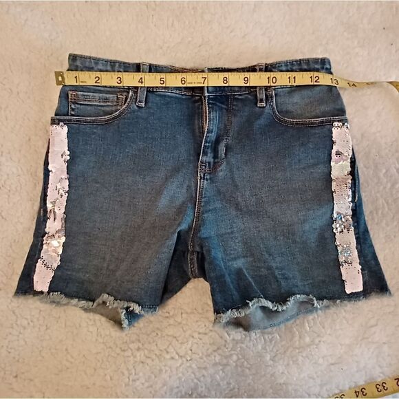 Gap stretch midi shorts with sequin girl size 14 - Picture 4 of 6